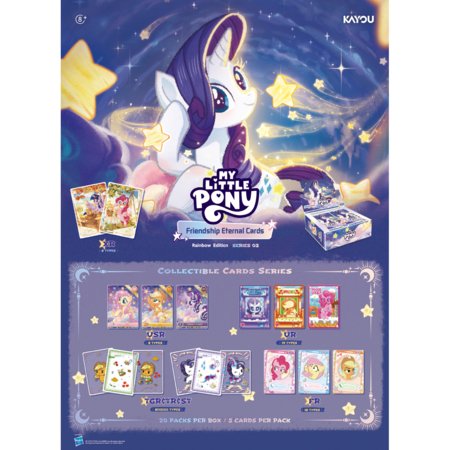 KAYOU My Little Pony kolekcionējamās kartītes Rainbow Edition, 5 gab.,  MLP-KP-YH-CH-002B-EMEA 