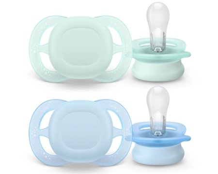 PHILIPS AVENT knupīši ULTRA STAR, 0-2 m., 2 gab., SCF075/12 