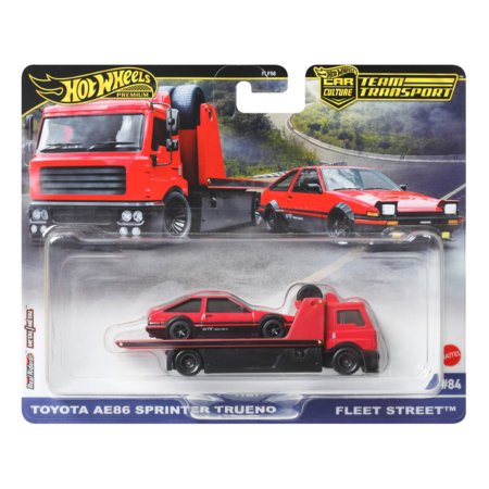 HOT WHEELS premium treileris ar automašīnu sortiments, FLF56 