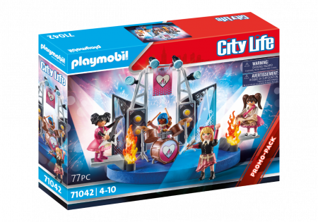 PLAYMOBIL CITY LIFE mūzikas grupa, 71042 71042
