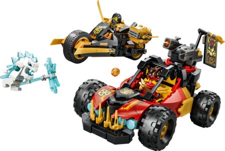 71864 LEGO® NINJAGO® Kai un Cole kombinētie transportlīdzekļi 