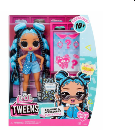 LOL SURPRISE Tweens lelle, asort., 542551 