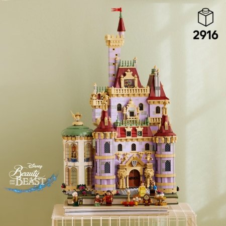 43263 LEGO® Disney Princess™ Skaistules un Briesmoņa pils 