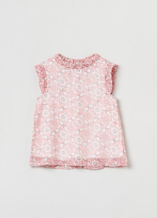 OVS GIRL3-10Y BLOUSE S/S 1L 5-6 PINK 001764199 001764199