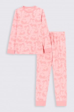 COCCODRILLO pidžama PYJAMAS, rozā,  ZC2448127PJS-007 ZC2448127PJS-007-092