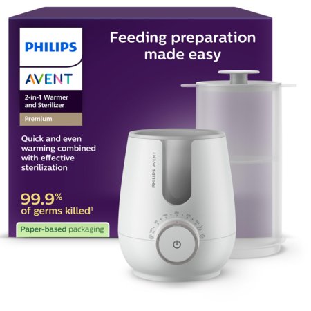 PHILIPS AVENT pudeļu sildītājs un sterilizators 2in1, SCF359/00 