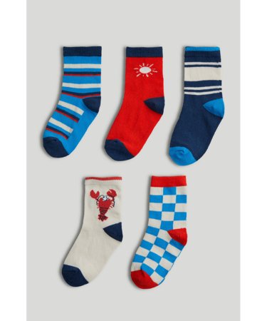 MOTHERCARE zeķes, 5 gab., AY15501, 4-7 Years 