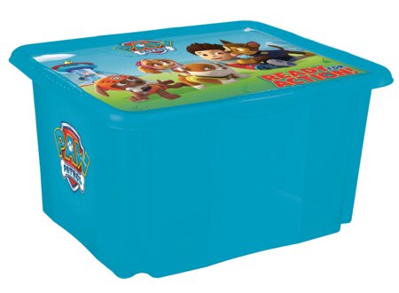 KEEEPER uzglabāšanas kaste ar vāku PAW PATROL, 24 L, 42.5x35.5x22.5 cm., 1223763213700 