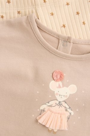 NEXT t-krekls ar garām piedurknēm + legini, Q95423 80-86 