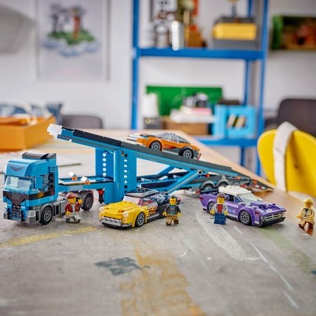 60408 LEGO® City Big Vehicles Autopārvadātājs ar sporta auto 