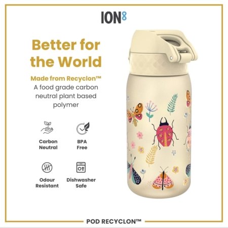ION8 pudele, Bugs, 350 ml., I8RF350PYBUGS 
