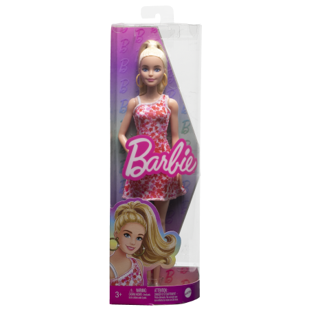 BARBIE Fashionistas lelle ar sarkanu kleitu, HJT02 HJT02