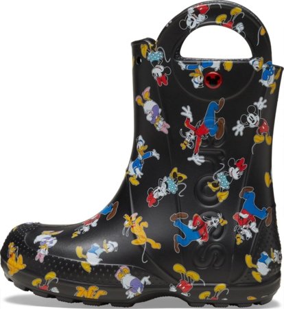 CROCS gumijas zābaki MICKEY FRIENDS HANDLE IT krāsaini, 210889-90H 35 izmērs 