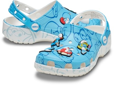 CROCS krokši SMURFS krāsaini, 210821-90H 35 izmērs 