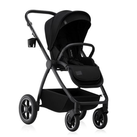 LIONELO universāls ratiņi MERIL 3in1, Black onyx 