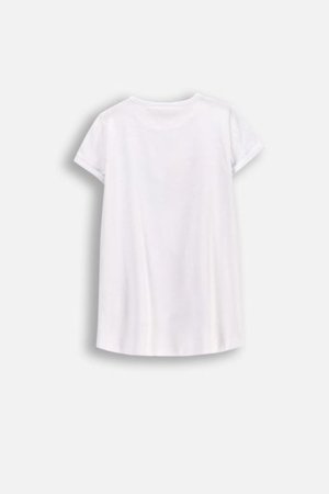 COCCODRILLO krekls ar īsām piedurknēm INSIDE OCEAN GIRL KIDS, balta, WC5143203IGK-001-122, 122 cm 