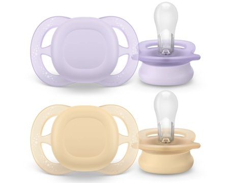 PHILIPS AVENT knupīši ULTRA STAR, 0-2 m., 2 gab., SCF075/11 