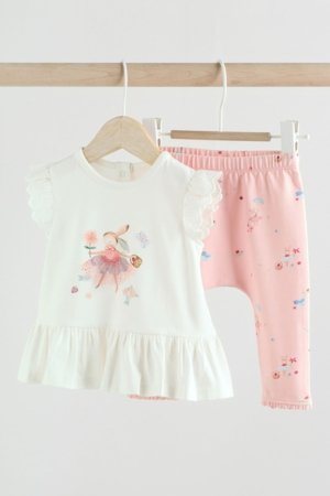 NEXT t-krekls un legingi, AA6495, 62-68