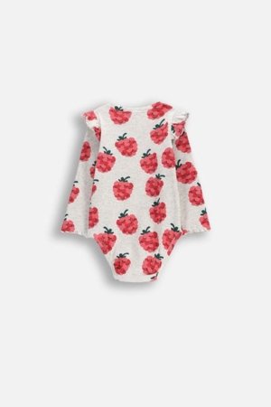COCCODRILLO smilškrāsas krekls ar garām piedurknēm MAXITROPIC GIRL NEWBORN, pelēks, WC5112101MGN-019-086, 86 cm 