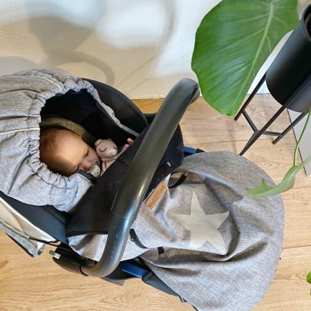 BABYTROLD guļammaiss STAR, Grey denim, 15-32GD 