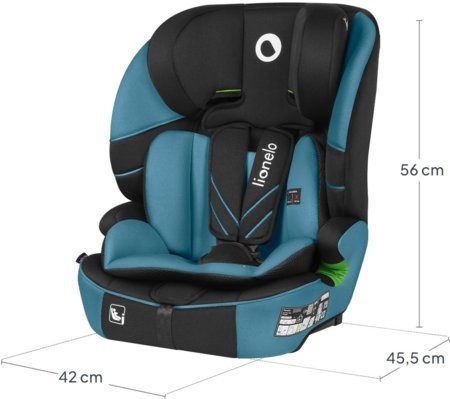 LIONELO autokrēsls LEVI FIX I-SIZE, Blue cobalt, 76-150 cm. 
