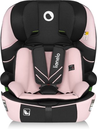 LIONELO autokrēsls LEVI FIX I-SIZE, Pink baby, 76-150 cm. 