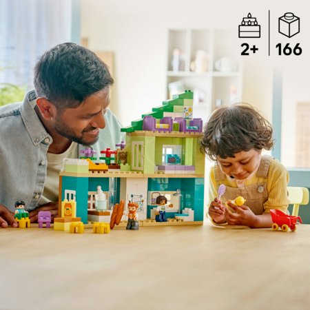 10470 LEGO® DUPLO® Pilsēta “Trīs vienā” Moderna ģimenes māja ar figūrām 