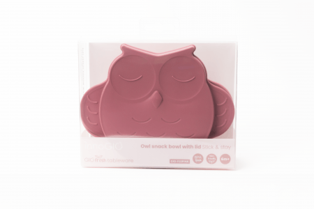 INNOGIO bļodas GIOfresh OWL, pink, 6m +, GIO-910PINK 