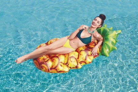 BESTWAY Peldmatracis ananāss, 1,74 m x 0,96 m, 43310 43310