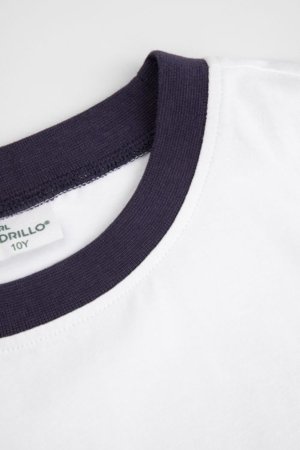 COCCODRILLO t-krekls ar īsam piedurknēm, balti, WC6143203SGJ-001-152, 152 cm 