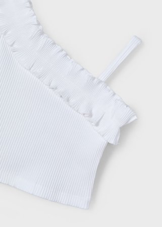 MAYORAL krekls ar īsām piedurknēm, white, 3018-86, 140 cm 