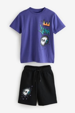 NEXT t-krekls ar īsām piedurknēm un šorti, E45724 128