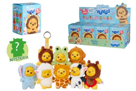 DISNEY YUYUS plīša rotaļlieta Vinnijs Pūks, 12 cm, asort., 6315870777 