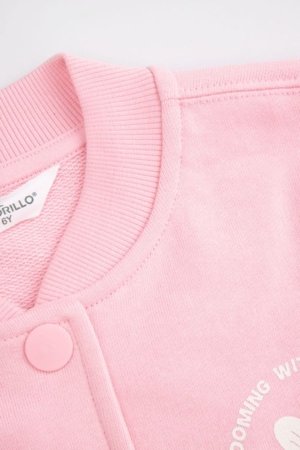 COCCODRILLO džemperis ar rāvējslēdzēju, rozā, WC6132201FGK-033-116 