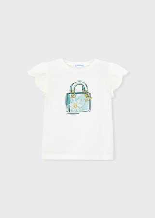 MAYORAL t-krekls ar īsam piedurknēm, natur-lake, 3.002-52, 116  cm 