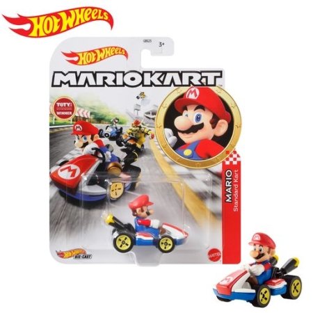 HOT WHEELS Mario Kart Replica Die-cast Asst. Mario, GBG26 GBG26
