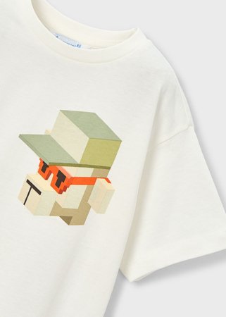 MAYORAL t-krekls ar īsam piedurknēm, cream, 3.078-72, 140 cm 