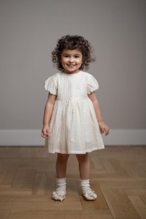 COCCODRILLO kleita ar īsam piedurknēm, smilšu krāsa, WC6128201FGN-003-074, 74 izmērs 