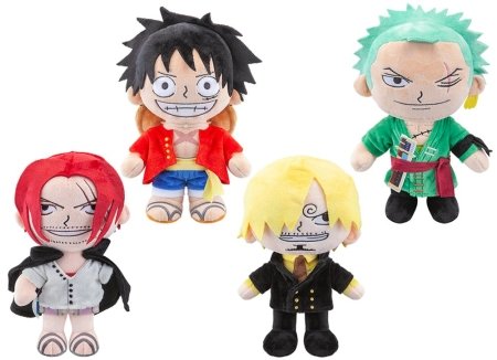 ONE PIECE plīša rotaļlieta, dažādi, 28cm., 466210 