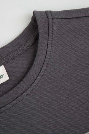 COCCODRILLO t-krekls ar īsam piedurknēm, pelēki, cm 