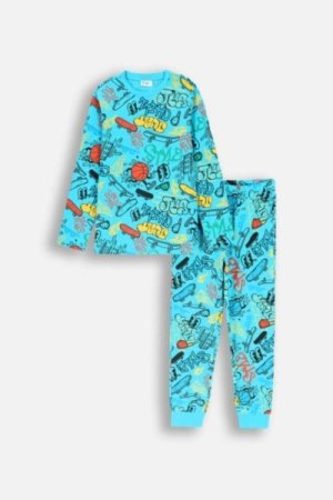 COCCODRILLO pidžama PYJAMAS, turquoise, ZC4448110PJS-013-164, 164/170 cm 