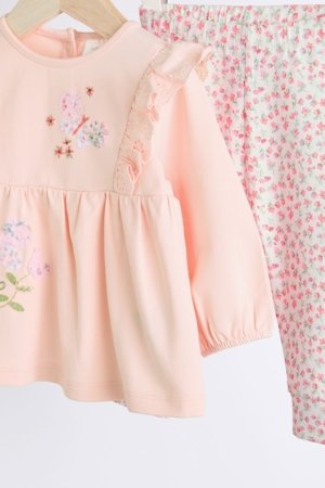 NEXT krekls ar garām piedurknēm un legingi, Q95420 62-68 