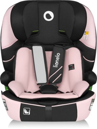 LIONELO autokrēsls LEVI FIX I-SIZE, Pink baby, 76-150 cm. 