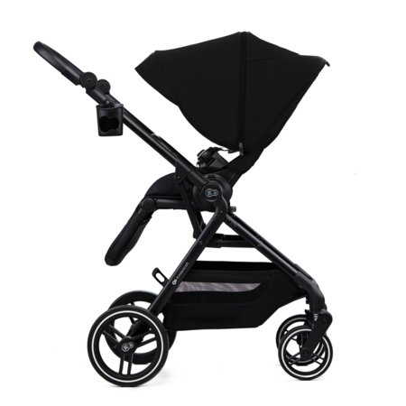 KINDERKRAFT universālie ratiņi YOXI 2in1, pure black, KSYOXI00BLK2000 