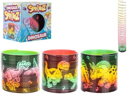 SPRINGZ rotaļlieta Dinosaur Magic Spring 6.5cm. sortiments., 543357 