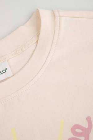 COCCODRILLO t-krekls ar īsam piedurknēm, smilšu krāsa, WC6143205HGK-003-110, 110 cm 