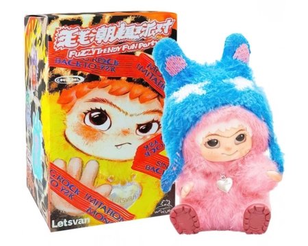 WAKUKU kolekcionējams tēls Fuzzy Trendy Fun Party, sortiments., 17WK-0601 