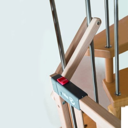 ROBA drošības vārti kāpnēm SAFETY UP, Beech, 215028NL 