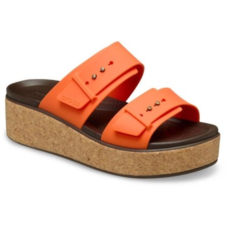 CROCS sandales BROOKLYN CORK BUCKLE dzelteni, 211252-2BV 42,5 izmērs 