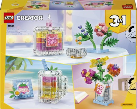 31383 LEGO® Creator Smaržu pudelīte ar ziediem 